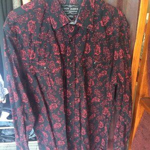 Cody James Snap Button L Rockabilly shirt.